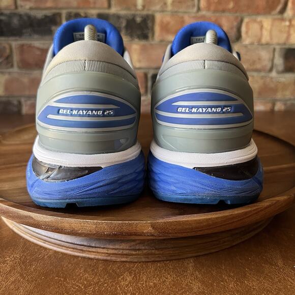 ASICS Gel-Kayano 25 Lite-Show Road Running Gray Blue Mens 9.5 Shoes Sneakers main image 5